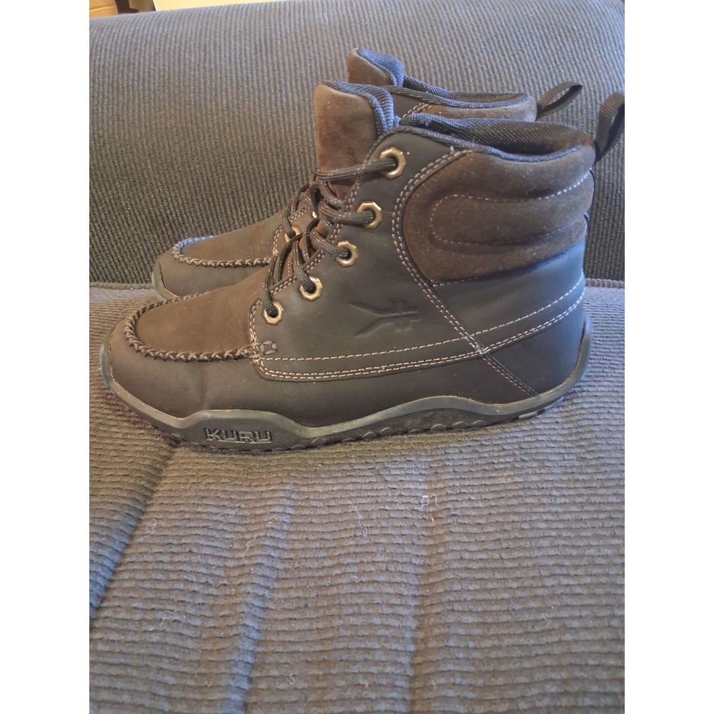 KURU Quest Men's‎ Brown Leather Ankle Lace Up Camp Hiking Boots SZ 7